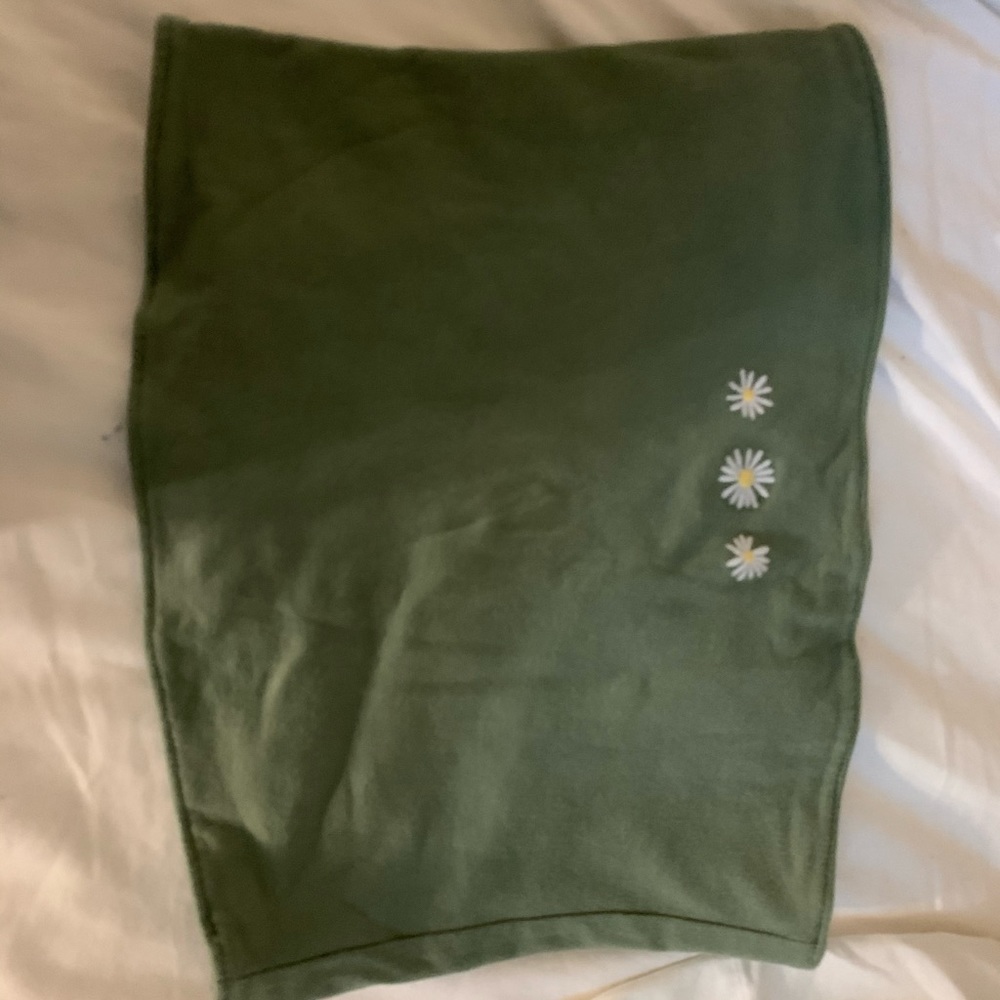 Green tube top